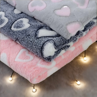 Tissu en flanelle 100 % polyester imprimé en 3D pour vêtements de mariage pour filles - Résistant au rétrécissement, respirant, pour textiles de maison, sacs et artisanat