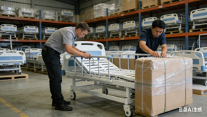 <span class=keywords><strong>Cama</strong></span> <span class=keywords><strong>de</strong></span> Hospital Manual Multifuncional para Cuidado en el Hogar, Uso Dual Familiar, para <span class=keywords><strong>Silla</strong></span> <span class=keywords><strong>de</strong></span> <span class=keywords><strong>Ruedas</strong></span>, Enfermería, Parálisis por Ictus y Ancianos - Product Image 6