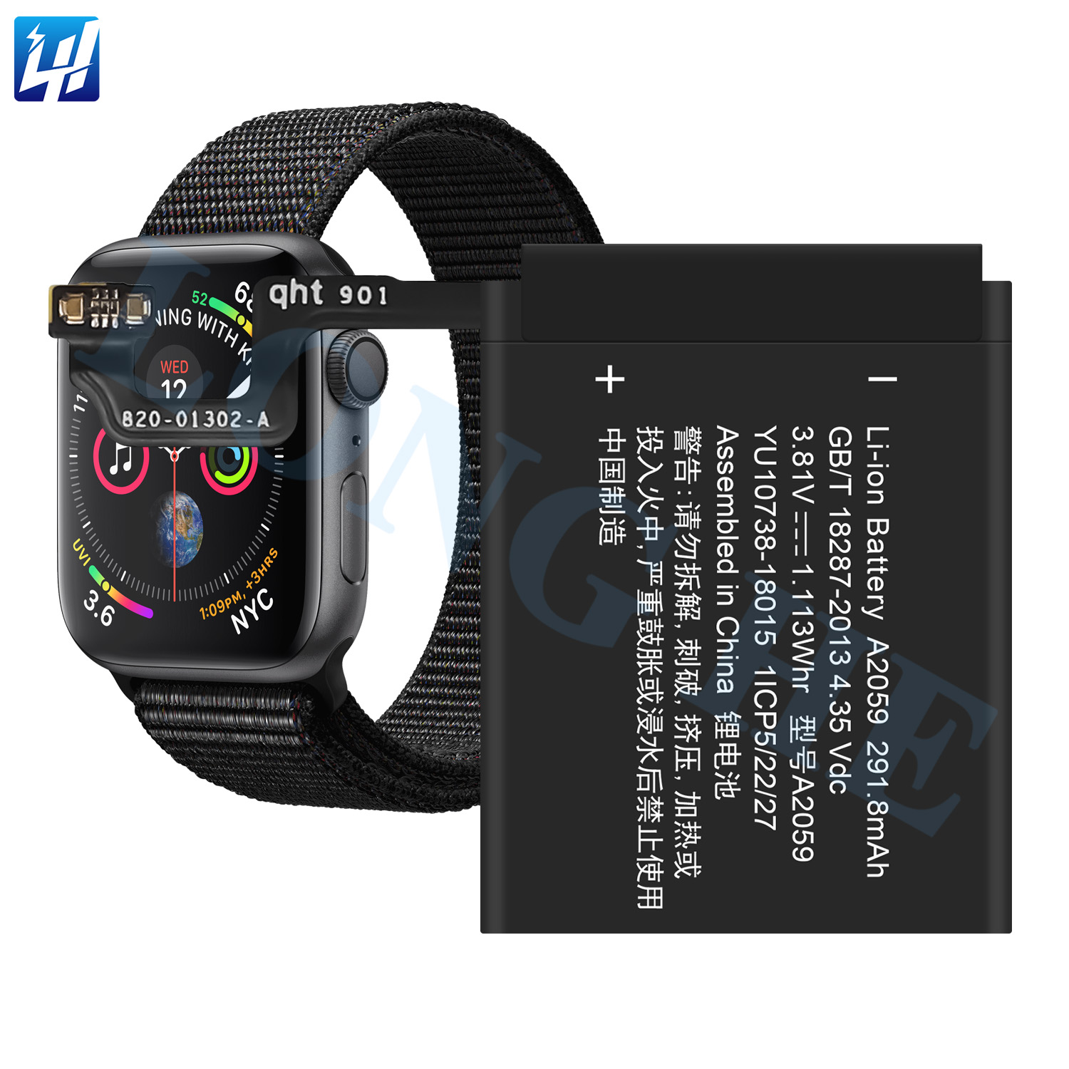 High Quality OEM Rechargeable Battery for Apple Watch Series 4 44mm