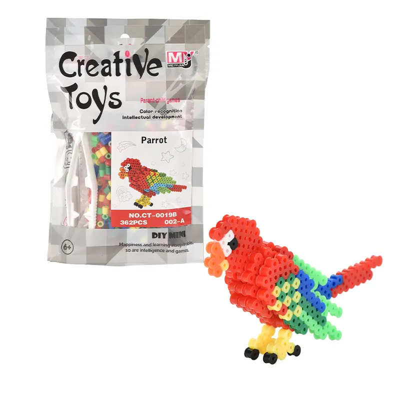 منتجات رائجة لعب الأطفال حماة الخرز Perler 5 مللي متر لعبة تعليمية 3D الطيور الاطفال الحرفية diy لعب
