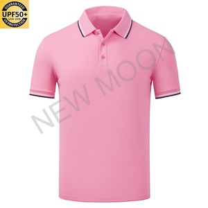 Polo d'été personnalisé avec logo, impression de haute qualité, séchage rapide, col rond, coupe ajustée, t-shirt pour homme, tissu de haute qualité - Product Image 2