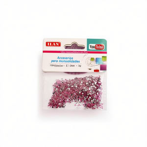 Strass Ilan 2mm Rosa 3g per Artigianato e Progetti Fai-da-Te - Product Image 2