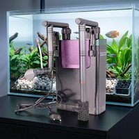 Filtre d'aquarium éco-responsable à économie d'énergie X-450 5W, purificateur externe à suspendre pour aquarium, débit de gaz 450L/H, 2L Ultra Box