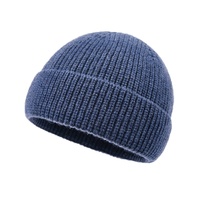 Chapeau vintage en laine 100% unisexe, tricoté jacquard à carreaux, chaud et résistant au froid, pour l'automne et l'hiver, 48-50cm, vente en gros