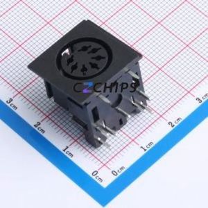 DIN-704-M10 Circular DIN Connector Through hole Component (THT) Connector - Product Image 1