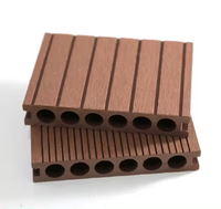 Planche de terrasse creuse en WPC moderne antidérapante et emboîtable, écologique, imperméable, anti-UV, ignifuge, anti-termites, résistante aux fissures 5