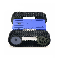 TP101 châssis de voiture réservoir intelligent chenille plate-forme Robot chenille avec double moteur DC 12V pour carte de