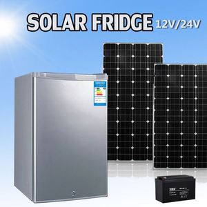 Réfrigérateur et Congélateur Solaire 12V 24V à Porte Simple ou Double, Alimenté par Panneau Solaire - Product Image 2