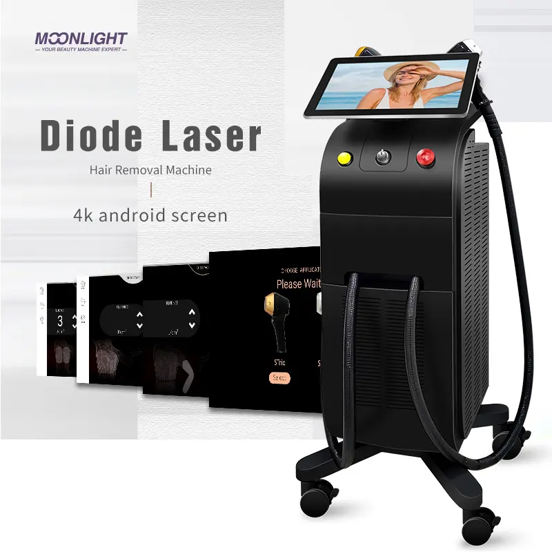 2023 Newst Medical ice Titanium Diodo laser hair removal permanent epilation Laser 755 808 1064 diode Laser Hair Removal machine