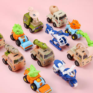 Voiture de construction miniature pour bébé, véhicule d'ingénierie, jouet dinosaure, véhicule d'ingénierie à construire soi-même - Product Image 3