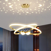 Nouveau salon nordique LED lustre moderne plafonnier pour cuisine escaliers or noir aluminium Silicone lampe suspension lumières