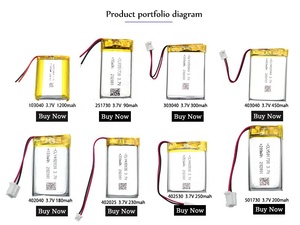 Chaoliyang מפעל פולימר ליתיום יון 603048 נטענת 3.7v <span class=keywords><strong>1000mah</strong></span> Lipo סוללה - Product Image 2