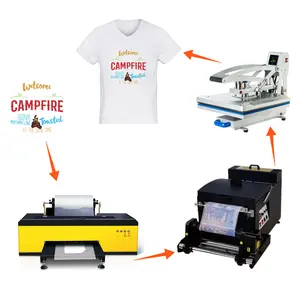 a3 dtf打印机l1800，带振动筛和干燥机dtf打印机印刷机a3