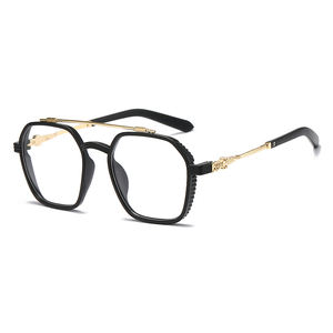 <span class=keywords><strong>Gafas</strong></span> de estilo <span class=keywords><strong>aviador</strong></span> con marco óptico para ordenador, anteojos a la moda, con bloqueo de luz azul - Product Image 6
