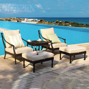 كرسي فيرونا التقليدي الخارجي المصنوع من الألومنيوم المصبوب، أثاث معدني مريح - Product Image 4