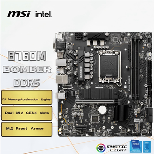 เมนบอร์ดเมนบอร์ด DDR5 B760M ที่ได้รับการรับรอง LGA1700เมนบอร์ด Ddr5 ARGB // MOT - Product Image 1