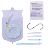 Sac d'irrigation en silicone réutilisable - 2L pour une hygiène personnelle douce et des soins à domicile