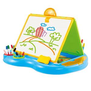 ชุดกระดานวาดรูปและกระดานเขียนเพื่อการศึกษาสำหรับเด็กแบบ<span class=keywords><strong>2</strong></span>อิน1ทำจากพลาสติก ABS - Product Image 1