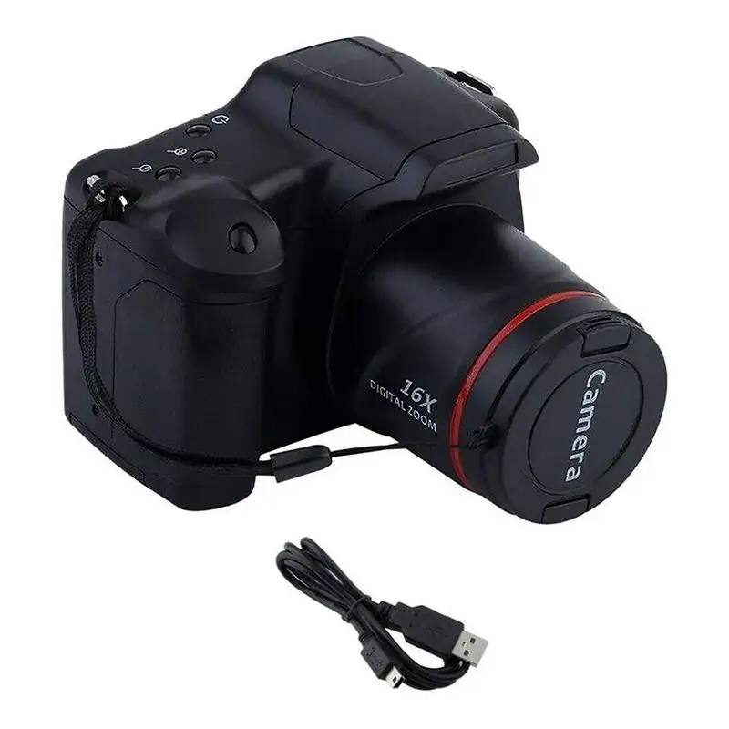 Caméscope numérique professionnel portable HD DV SLR avec écran LCD de 2.4 pouces, caméra à capteur CMOS de 16.0 mégapixels