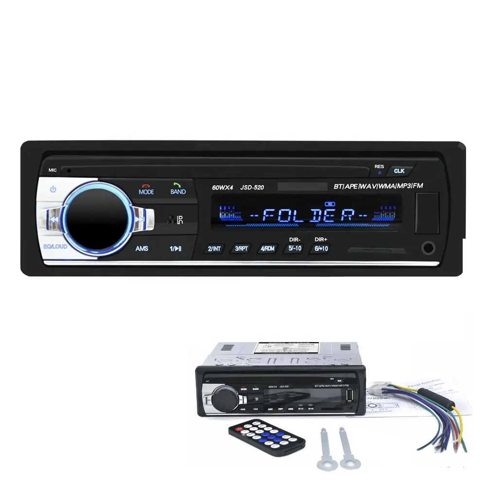 자동차 오디오 스테레오 Usb 자동차 라디오 음악 플레이어 라디오 FM 사운드 시스템 자동차 mp3 플레이어