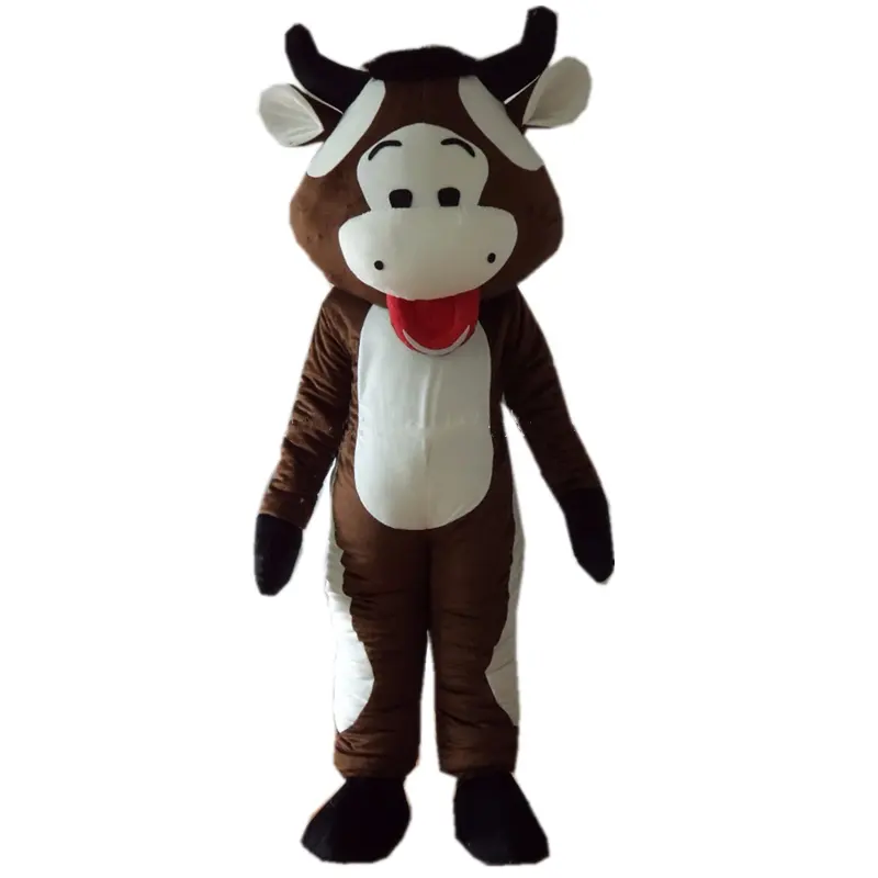 Hola buffalo костюм/коричневый взрослый костюм быка для продажи