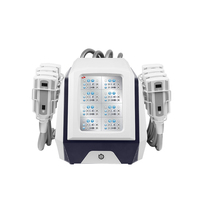 Nouvelle Machine Cryolipolyse 8 Poignées Thérapie 360° pour Perte de Poids et Raffermissement Corporel, avec Plaques Cryolipolyse, Congélation, EMS et RF