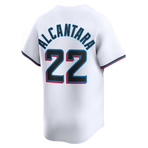 Großhandel Miami Marlins Baseball Trikot Stickerei # 22 Sandy Alcantara # 28 Kyle Stowers # 39 Eury Perez Softball-Bekleidung - Product Image 2