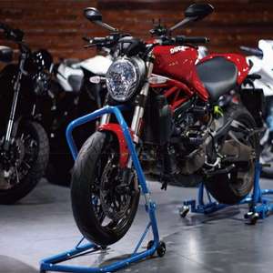 Béquille <span class=keywords><strong>arrière</strong></span> de <span class=keywords><strong>moto</strong></span> de construction en acier avec mécanisme de verrouillage - Product Image 4