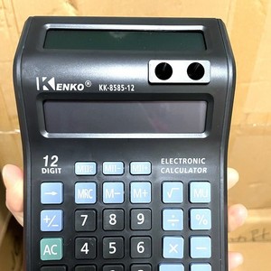 เคนโกะ KK-8585-12 เครื่องคิดเลขสำนักงานพลังงานคู่ 12 หลัก พลังงานแสงอาทิตย์ ใช้งานทั่วไป - Product Image 5