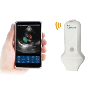 Mini-sonde d'échographie à réseau phasé USB et sans fil, scanner échographique Doppler couleur CU18 - Product Image 1