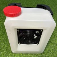 Boîtes de refroidissement à batterie noires en métal 2025 pour accessoires de drones agricoles P100, P100Pro, P150, P60