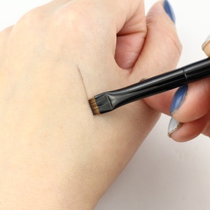 DailyQueen <strong>Angled</strong> <strong>Eyebrow</strong> Makeup <strong>Brush</strong> Custom Logo Single Makeup <strong>Brush</strong> with Wooden Handle Wholesale Private Label - Product Image 6