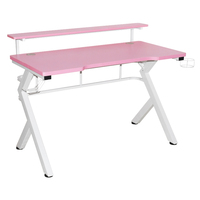 Bureau d'ordinateur sur pied, bureau, bureau, table d'étude, bureau de jeu avec lumières rvb, nouveau, grands Lots