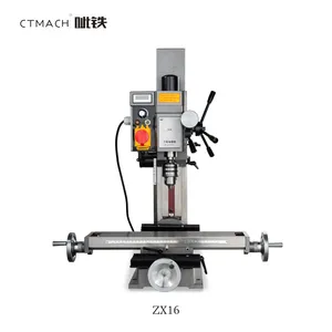 Mini-Vertikal fräsmaschine ZX16 Fräs bohrmaschine für Heimwerker und Hobby mit