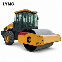 Compacteur vibrant à tambour unique YSW214H de 14 tonnes pour travaux de terrassement avec capacité de montée de 40 %