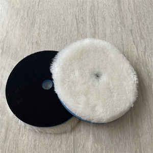 Tampon de polissage en <span class=keywords><strong>laine</strong></span> d'agneau blanc de 3 pouces pour voiture - Product Image 5