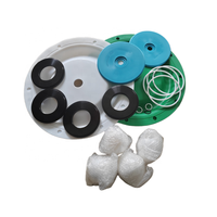 Kit de reconstruction de liste de pièces de pompe à diaphragme ARO 637433-144 avec sièges pour réparer Ingersoll Rand 3 ''666300