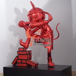 Escultura <span class=keywords><strong>de</strong></span> fibra <span class=keywords><strong>de</strong></span> vidrio <span class=keywords><strong>de</strong></span> arte <span class=keywords><strong>Pop</strong></span> estatuas <span class=keywords><strong>de</strong></span> dibujos animados <span class=keywords><strong>de</strong></span> tamaño real personalizadas escultura <span class=keywords><strong>de</strong></span> resina <span class=keywords><strong>de</strong></span> Color espejo cromado estatua <span class=keywords><strong>de</strong></span> <span class=keywords><strong>Mickey</strong></span> personalizada - Product Image 4