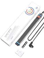 Gabinete de servidor de sala de datos Fuente de alimentación 27U 42U 47U Rack PDU 6 8 10 vías 10A 16A Enchufe universal UE AU EE. UU. Adaptador
