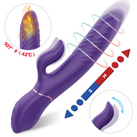 USB-Aufladbarer Wasserdichter Luxus-Vibrator Weiblicher Masturbator AV-Orgasmus-Massagegerät Frauen-Sexspielzeug