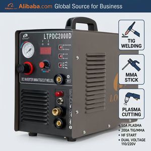 Soudeuse multi-processus 3 en 1 LTPDC2000D <span class=keywords><strong>TIG</strong></span> MMA Plasma 50A 200A Double Tension Inverter IGBT - Product Image 2