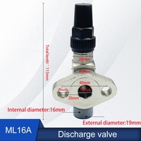 Válvula de Corte de Descarga por Succión para Compresor de Refrigerador, Material de Aleación de Cobre Forjado, Interfaz de Soldadura, Refrigerantes Compatibles
