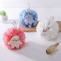 Nouvelle éponge de bain géante en forme de monstre de dessin animé, durable, pour adultes, personnalisable, non-écaillante, éponge magique moussante pour la douche