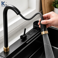 Robinet extractible multifonctionnel pour évier de cuisine, livraison rapide, anti-rayures