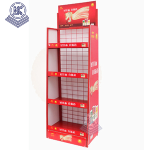 Sàn kim loại dây nước chai nước giải khát uống hiển thị đứng sử dụng kẹo hộp trà túi hiển thị kệ - Product Image 2