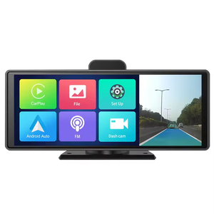 10.26 inch Carplay màn hình Android Auto Car Player Stereo đài phát thanh phía sau máy ảnh màn hình Bộ dụng cụ Dash Cam DVR BT GPS bản đồ OEM nhà máy - Product Image 1