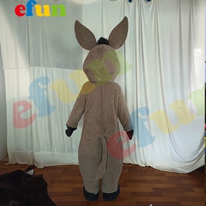 Efun MOQ 1 PC personalizado felpa divertido <span class=keywords><strong>Animal</strong></span> caminando burro mascota disfraz para la venta - Product Image 5