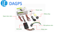 Traceur GPS pour véhicule DAGPS 2G, arrêt du moteur à distance en temps réel, alarme SOS, dispositif de suivi GPS pour voiture, gestion de flotte, localisateur GPS
