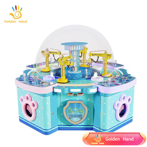 Máquina de Grúa Operada con Monedas para Niños, Construcción Metálica, Soporte en Español, para 1-4 Jugadores, 3+ Años - Product Image 2