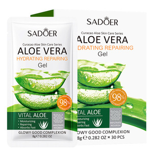 <span class=keywords><strong>Gel</strong></span> de <span class=keywords><strong>Aloe</strong></span> <span class=keywords><strong>Vera</strong></span> 8g*30pcs, <span class=keywords><strong>Gel</strong></span> Hidratante y Reparador para Rostro y Cuerpo, Reparación Post-Solar para Piel Seca y Sensible, Kit de Cuidado de la Piel - Product Image 5